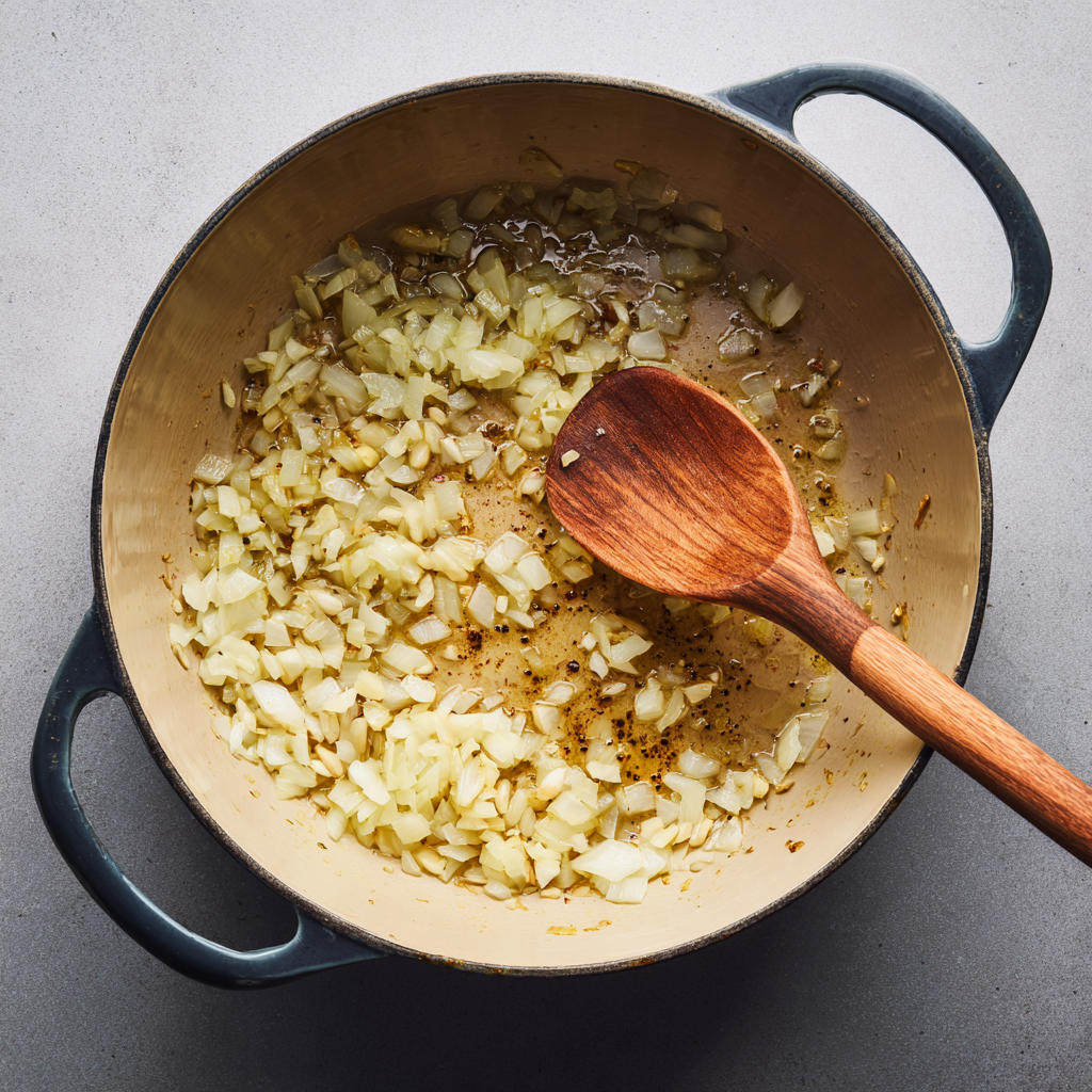 Garlic and onion base for traditional spaghetti sauce