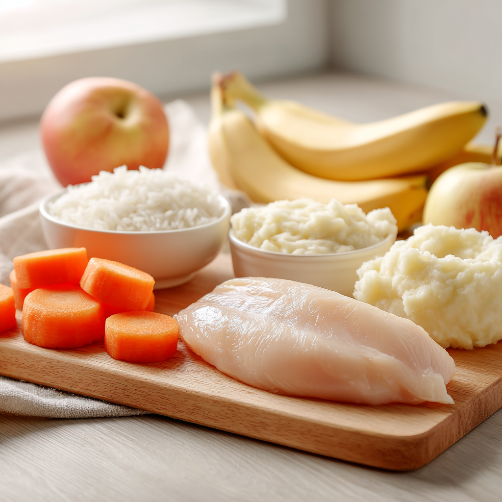 ingredients for bland diet meal plan