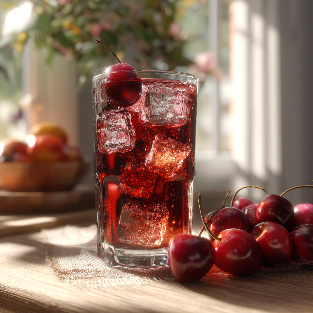serving tart cherry juice for gout