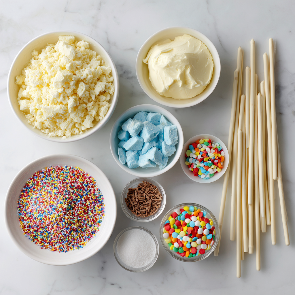 birthday cake cake pops ingredients