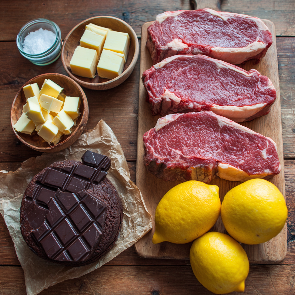 steak cuts and cake slices