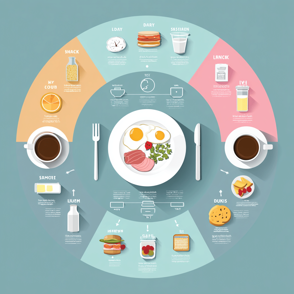 daily structure of 7-day weight loss meal plan